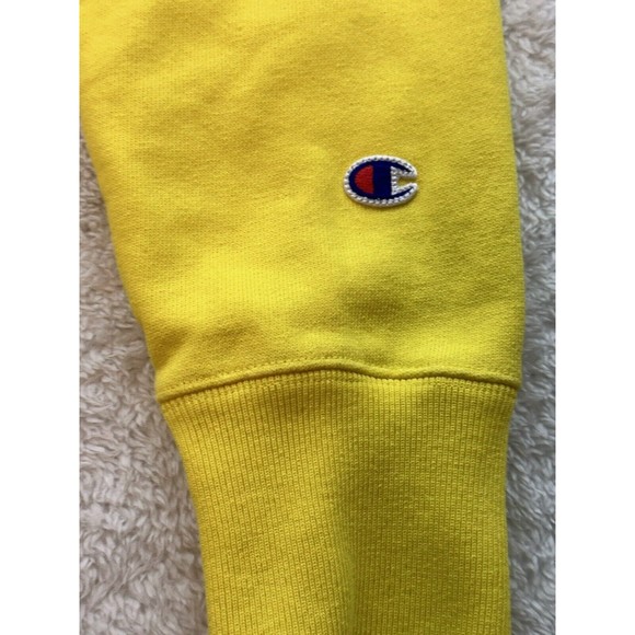 Vintage 70s Champion Hoodie Red Label Reverse Weave Warm Up Medium **Stain** - Picture 4 of 16